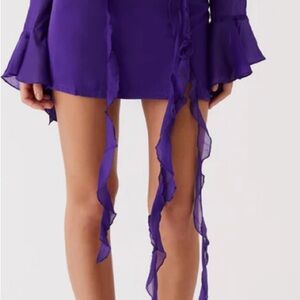Peppermayo Purple Mini Skirt